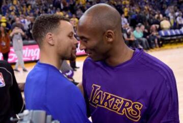 Stephen Curry y Kobe Bryant.