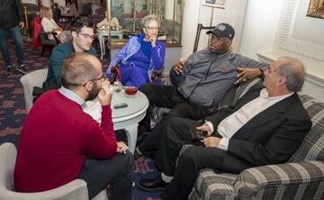 Bob Beamon y Miguel Vidal repasaron sus encuentros.