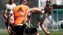 Bale, en una acci&oacute;n este martes en Valdebebas.