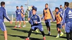 La Selección se entrenó en Madrid y espera cambiar la cara ante Marruecos
