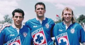 Benjamín Galindo, Adomaitis y Carlos Hermosillo.