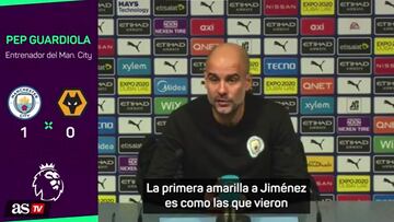 Llegó a la rueda de prensa y se mojó al completo: Guardiola sobre las jugadas polémicas