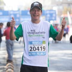 La historia del trasplantado bipulmonar que correrá los 42k
