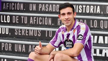 24/01/24  REAL VALLADOLID  PRESENTACION DE CESAR TARREGA COMO NUEVO JUGADOR 
