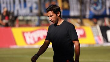 Futbol, Huachipato vs Universidad Catolica
Vigesimaoctava fecha, campeonato Nacional 2023.
El entrenador de Universidad Catolica Nicolas Nunez es fotografiado durante el partido de primera division contra Huachipato disputado en el estadio CAP de Talcahuano, Chile.
25/11/2023
Eduardo Fortes/Photosport
Football, Huachipato vs Universidad Catolica
28th date, 2023 National Championship.
Universidad Catolica manager Nicolas Nunez is pictured during the first division match against Huachipato’s held at the CAP stadium in Talcahuano, Chile.
25/11/2023
Eduardo Fortes/Photosport