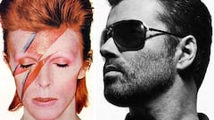 David Bowie y George Michael, dos de las estrellas de la música fallecidas en 2016.