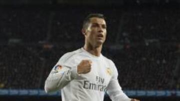 ENCHUFADO. En la pasada jornada liguera Cristiano resolvió el Clásico con un gol en el minuto 85 que supuso el 1-2 final.