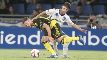 Último partido del Tenerife jugado en viernes, ante el Zaragoza.