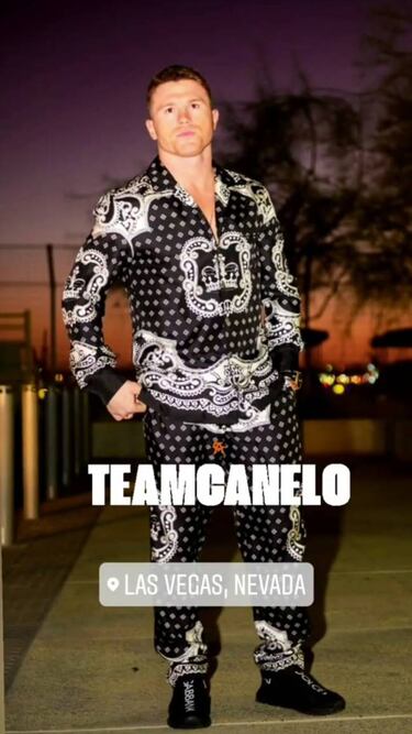 Canelo Álvarez y el costoso outfit con el que llegó a Las Vegas