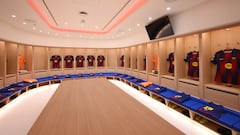 Así son los vestuarios provisionales del nuevo Camp Nou