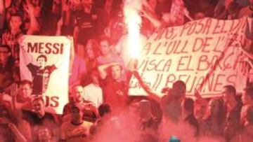 Marcaje policial al Barça