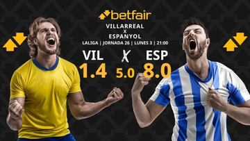 Villarreal CF vs. RCD Espanyol: horario, dónde ver, pronósticos y clasificación