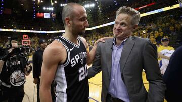 Así intenta convencer Kerr a Ginóbili para que siga jugando