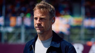 Jenson Button en Silverstone.