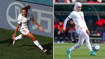 Jraïdi y Benzina, dos jugadoras árabes con ‘mucha’ historia.