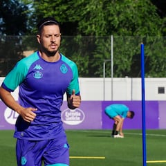 Javi Sánchez se queda en Valladolid para ponerse a tono