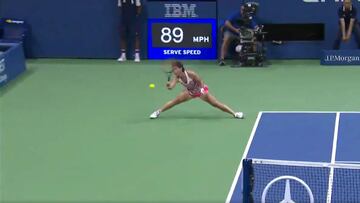 El punto a lo Federer de Carla Suárez que enardeció al público