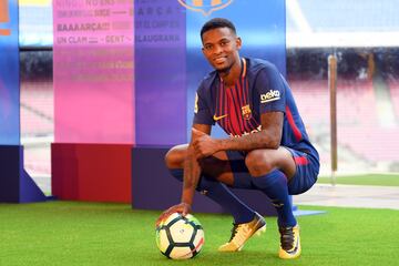 Las imágenes de la presentación de Semedo con el Barça