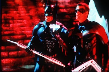 Imagen de George Clooney como Batman.