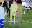 La charla Courtois-Giroud en el vestuario por el fallo de Werner