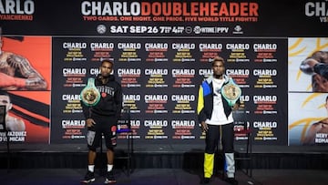 Los hermanos gemelos Jermall y Jermell Charlo.