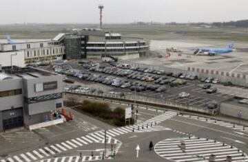 Vista general del aeropuerto internacional de Bruselas