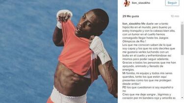 Sissokho desvela que compitió en Río con un tumor en el cuello