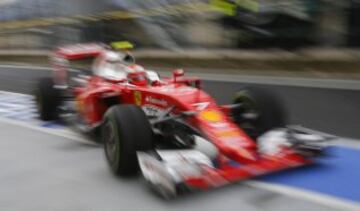 Entrenamientos libres en el GP de Hungría. Raikkonen.