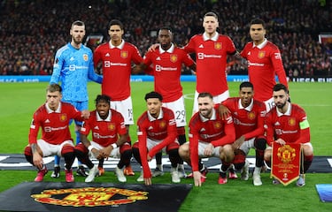 Once inicial del Manchester United.