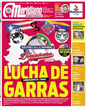 Portadas de la prensa mundial