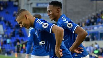 Yerry Mina fue titular y tuvo un buen partido en el triunfo de Everton 1-0 ante Wolverhampton. La prensa inglesa destacó su partido y lo calificó con 7.