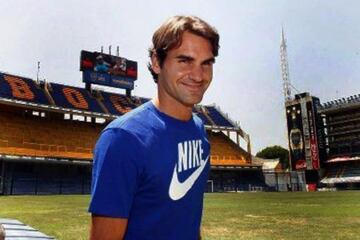 Roger Federer (Boca).