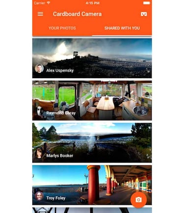 Graba vídeos de realidad virtual con la nueva Cámara Cardboard de Google para iOS