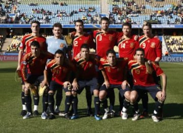 Equipación de la Selección Española en 2009 para la Copa Confederaciones en Sudáfrica.