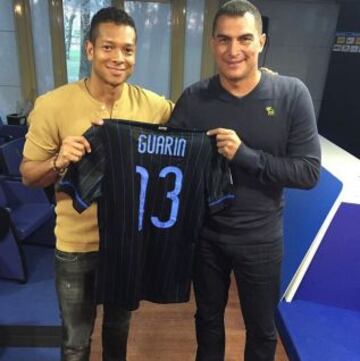 Faryd visitó el entrenamiento del Inter de Fredy Guarín