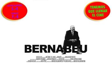 El cartel de la pel&iacute;cula sobre el que fuera presidente del Real Madrid, Santiago Bernab&eacute;u.