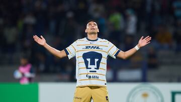 during the round one second leg match between Pumas UNAM and Cavalry FC as part of the CONCACAF Champions Cup 2025, at Olimpico Universitario Stadium on February 13, 2025 in Mexico City, Mexico.