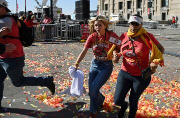 Las fuerzas del orden informaron de un tiroteo en las calles de la ciudad, en Union State, durante el festejo de los Chiefs.