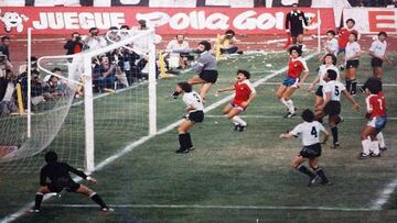 Jorge Aravena y un gol que quedó para la historia.