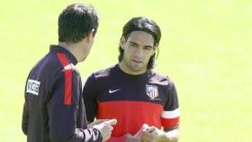 Falcao se entrena con el grupo