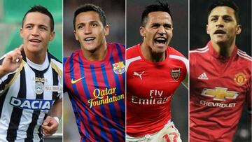 Los brillantes números de Alexis Sánchez en sus 10 años en Europa