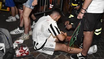 Escenas de pánico en la Fan Zone de la Juventus en Turín