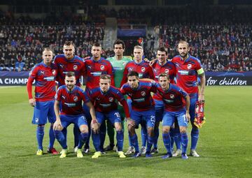 Equipo del Viktoria Plzen.