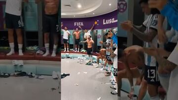 ¡Lo festejaron como si ganaran la copa! Así celebró Argentina el triunfo sobre México