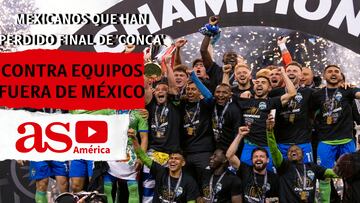 Clubes mexicanos que han perdido una Concachampions vs equipos extranjeros