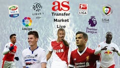 Transfer market live online: Sunday August 27