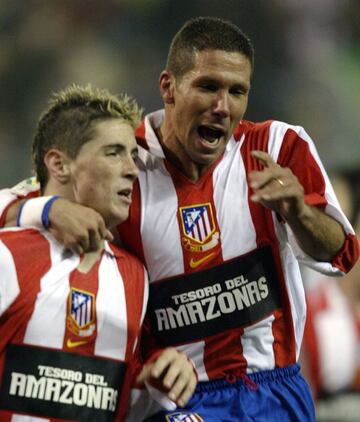 El Cholo jugó año y medio con Torres en el Atlético. Años más tarde el argentino entrenó al Niño