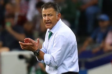 Los rostros de Juan Carlos Osorio en la derrota de México ante Alemania en la Confederaciones