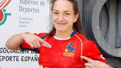 21/02/18
 PRESENTACION RUGBY 15 FEMENINO DE ESPA&bdquo;A DEL CAMPEONATO DE EUROPA 2018
 MARIA GARCIA SELECCION ESPA&bdquo;OLA FEMENINA RUGBY 15  SELECCION ESPA&Ntilde;OLA ESPA&Ntilde;A 