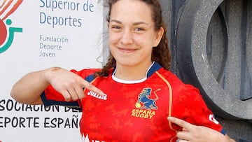 21/02/18
 PRESENTACION RUGBY 15 FEMENINO DE ESPA&bdquo;A DEL CAMPEONATO DE EUROPA 2018
 MARIA GARCIA SELECCION ESPA&bdquo;OLA FEMENINA RUGBY 15  SELECCION ESPA&Ntilde;OLA ESPA&Ntilde;A 